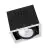 Ledvance Spot LED Carré inclinable Noir-Blanc 30W 2700lm 36D - 830 Blanc Chaud | Diamètre 164mm
