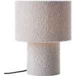 Brilliant Tafellamp Teddy Metaal Textiel Grijs | 230mm - Geschikt voor 1x E27