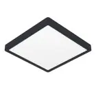 Eglo Plafondlamp Badkamerverlichting Fueva 6 Kunststof Zwart 13W 2100lm - 827-840-865 CCT